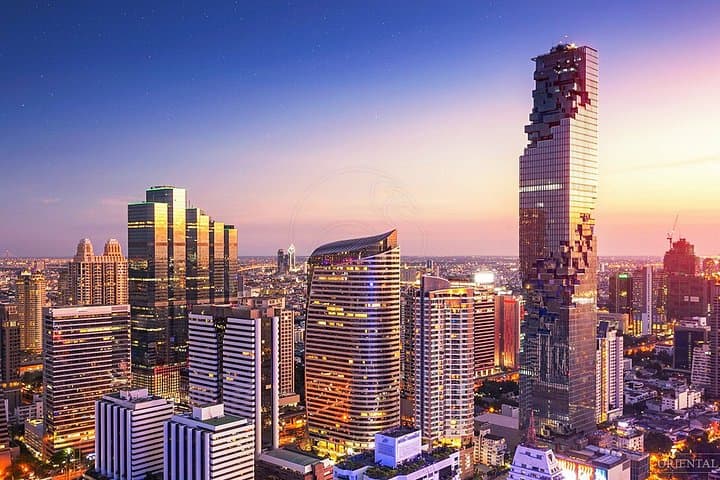 Bangkok Maha Nakhon Sky Walk Drink Package Sunset