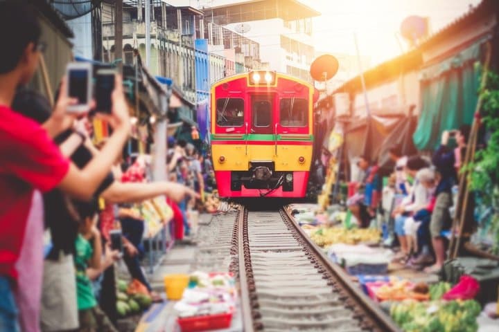 Nasatta Light Festival with Maeklong Railway Market - 2