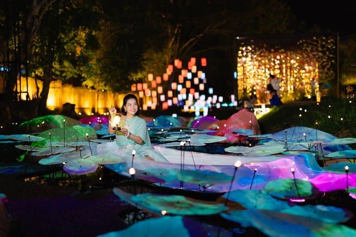 Nasatta Light Festival with Maeklong Railway Market - 1